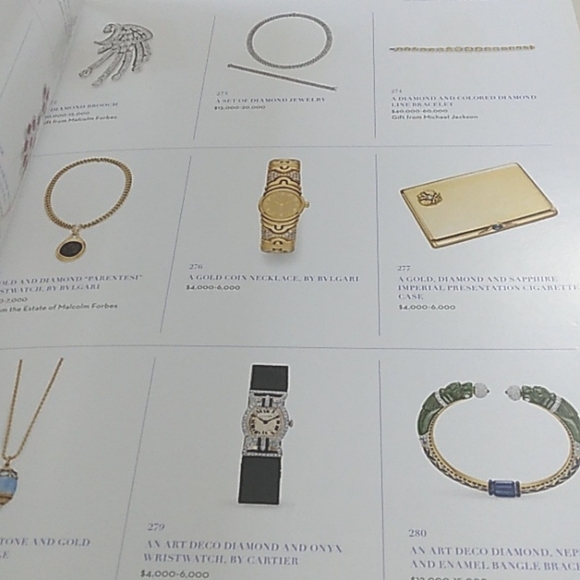 Collection of Elizabeth Taylor Christie's Gallery Guide - Picture 8 of 8